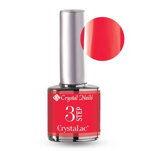 Crystal Nails 3 Step CrystaLac - 3S87 Neon Piros 8ml Géllakk