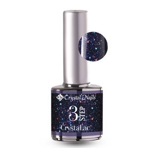 Crystal Nails 3 Step CrystaLac - 3S118 Szikrázó Éj 8ml Géllakk