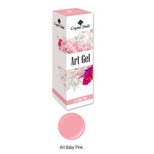 Crystal Nails Art Gel - Art Baby Pink 5ml  Festőzselé