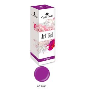 Crystal Nails Art Gel - Art Violet 5ml  Festőzselé