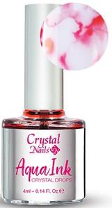 Crystal Nails Aqua Ink Crystal Drops - Red 4ml 