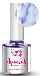 Crystal Nails Aqua Ink Crystal Drops - Purple 4ml 