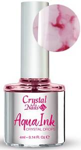 Crystal Nails Aqua Ink Crystal Drops - Burgundy 4ml 