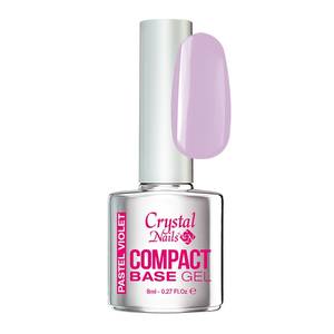 Crystal Nails Compact Base Gel Pastel Violet  8ml 