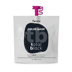 Fanola Color Maszk - Totel Black Fekete - 30 ml 
