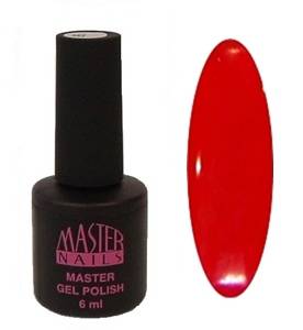 Master Nails MN 6 ml Gel Polish: 51 - Tűzpiros gél lakk