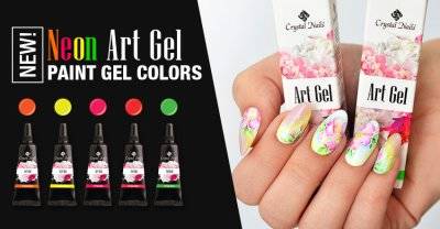 Crystal Nails Art Gel Festőzselék
