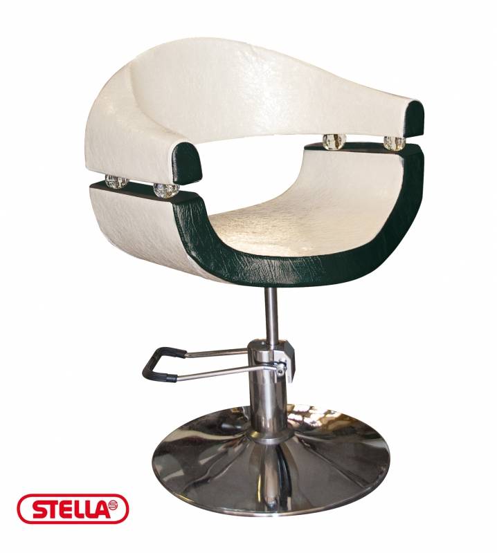 Stella SX-2107 Hidraulikus fodrász szék fehér-fekete Hajvágószék 0
