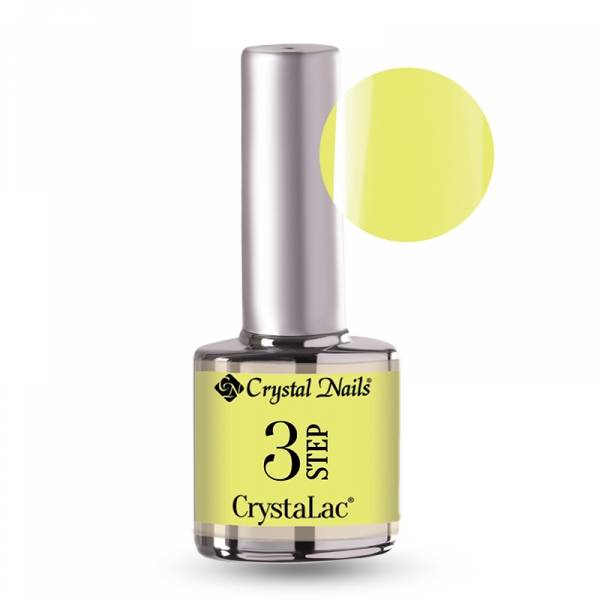 Crystal Nails 3 Step CrystaLac - 3S84 Neon Limonádé 8ml Géllakk 0