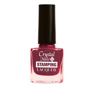 Crystal Nails Stamping Lacquer - Bordó 4ml 