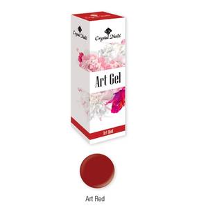 Crystal Nails Art Gel - Art Red 5ml Festőzselé