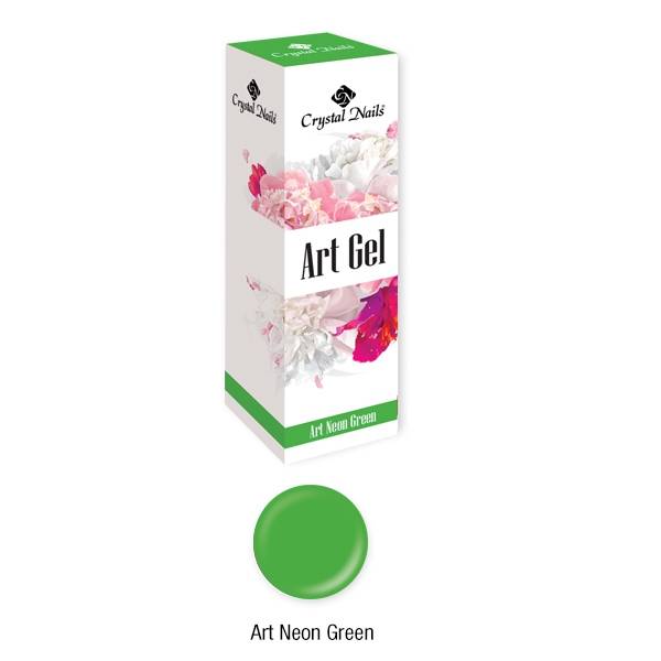Crystal Nails Art Gel - Art Neon Zöld 5ml  Festőzselé 0