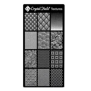 Crystal Nails Körömnyomda Lemez - Textures 