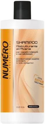 BRELIL Numero Oat Shampoo 1000 ml - Zabkivonatot Tartalmazó Szerkezethelyreállító Sampon 0
