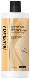 BRELIL Numero Carite Shampoo 1000 ml - Tápláló Sampon Sheavajjal Száraz Hajra 