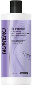 BRELIL Numero Smoothing Shampoo with Avocado oil 1000 ml -Selymesítő, Egyenesítő Sampon Avokádó Olajjal 