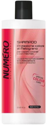 BRELIL Numero Color Shampoo 1000 ml - Színvédő sampon gránátalma kivonattal 0