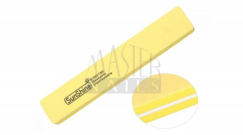 Master Nails Polírozó homokolt / sárga széles polírozó 0