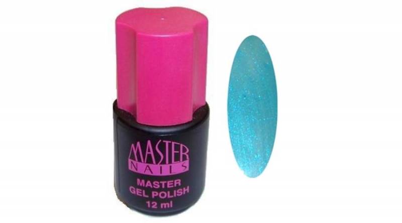 Master Nails 12 ml Gel Polish: 027 - Metál Kék gél lakk 0