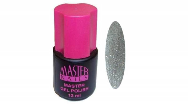 Master Nails 12 ml Gel Polish: 030 - Metál Ezüst gél lakk 0