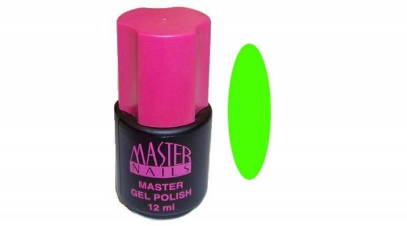 Master Nails 12 ml Gel Polish: 082 - Neon Zöld gél lakk 0
