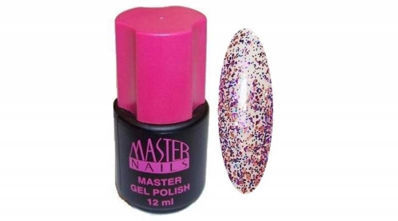 Master Nails 12 ml Gel Polish: 148 - Kék Multi Glitter gél lakk 0