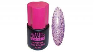 Master Nails 12 ml Gel Polish: 149 - Lila Glitter gél lakk