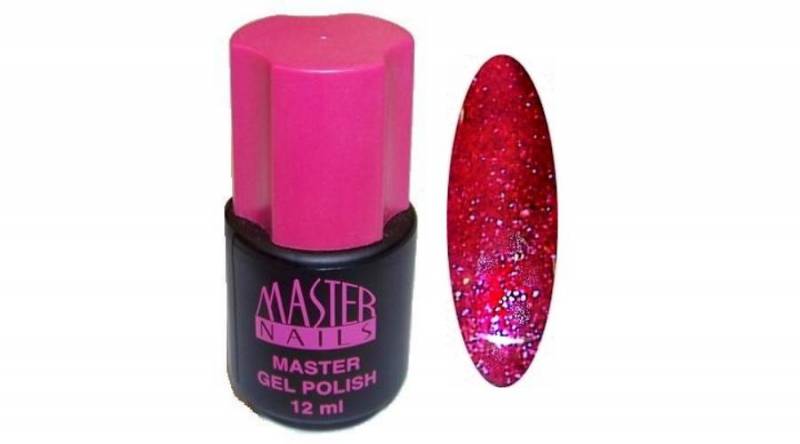 Master Nails 12 ml Gel Polish: 168 - Sparkling Ruby gél lakk 0