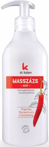 Dr. Kelen Masszázskrém - Hot 500ml 0