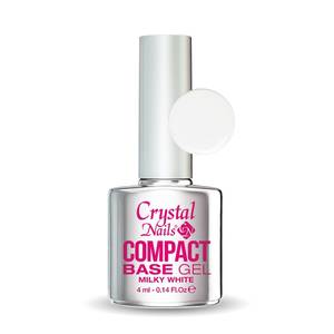 Crystal Nails Compact Base Gel Milky White 4ml  0
