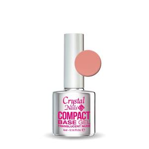Crystal Nails Compact Base Gel Translucent Nude 4ml 