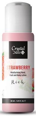Crystal Nails Rich Strawberry Lotion 30ml  0