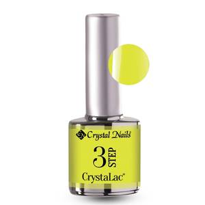 Crystal Nails 3 Step CrystaLac - 3S128 Vibráló Sárga 8ml Géllakk 0