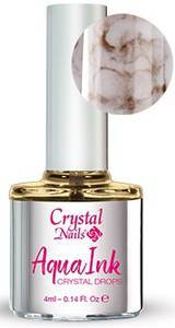 Crystal Nails Aqua Ink Crystal Drops - Chocolate 4ml 