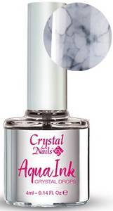 Crystal Nails Aqua Ink Crystal Drops - Black 4ml 