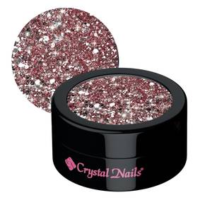 Crystal Nails Diva Glitters - 4 Rózsaezüst 