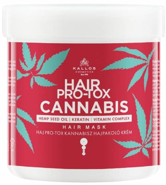 Kallos Hair Pro - Tox Cannabis Hajpakoló Krém 500ml 0