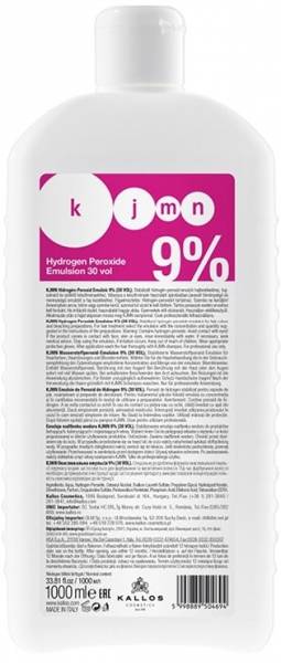 Kallos KJMN 9% Hidrogén Peroxid Emulzió - 1000ml 0