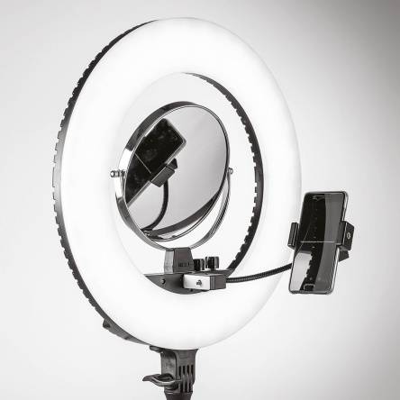Alveola XS371035 Ring LED Smink Lámpa Kamera / Telefon Tartóval kiegészítő bútor 1