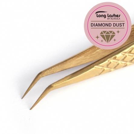 Alveola Long Lashes LLA33026 Diamond Dust Szempilla Csipesz - Rövid Fejű 1