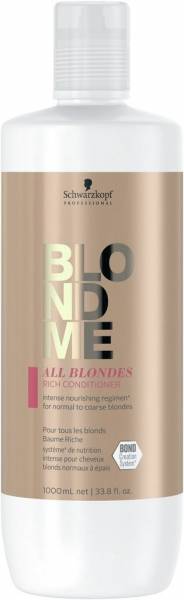 Schwarzkopf BlondMe All Blondes - Rich Balzsam 1000ml 0