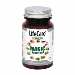 Life Care Kräuter® Magic Superfood Kapszula 37 Esszenciális Tápanyaggal - Energizálás És Vitaminizálás 30db egészségmegőrző 