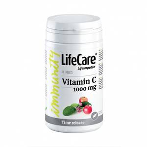 Life Care Life Impulse® C-Vitamin 1000 mg Tabletta - Hosszú Felszívódás 30db 