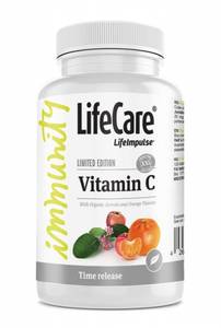 Life Care Life Impulse® C-Vitamin 1600 mg Tabletta - Hosszan Tartó Felszabadulás 120db 