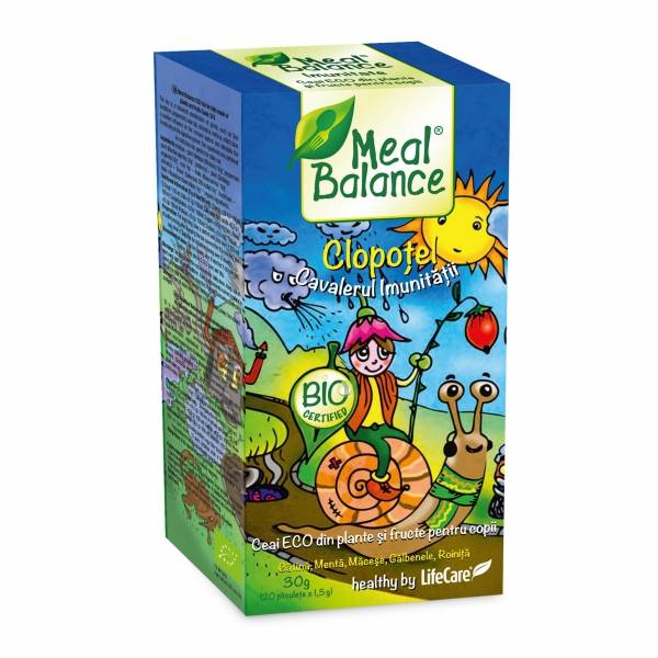 Life Care Meal Balance® ÖKO Tea Csengőcske Gyógynövényekből És Gyümölcsökből Gyerekeknek 20x1,5g 0