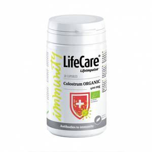 Life Care Life Impulse® Ökológiai Kolosztrum Kapszula 400mg - Antitestek Az Immunitás 30db 