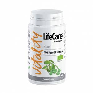 Life Care Life Impulse® Ökológiai Pure Moringa Tabletta - Általános Tonizáló 30db 