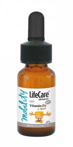 Life Care Life Impulse® D3 - Vitamin Cseppek Gyermekeknek 400NE - Fenntartja A Csontok Egészségét 25ml 0
