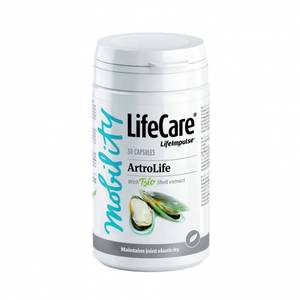 Life Care Life Impulse® ArtroLife Kapszula BIO Zöld Kagyló Kivonattal - Az Ízületek Rugalmasságáért 30db 