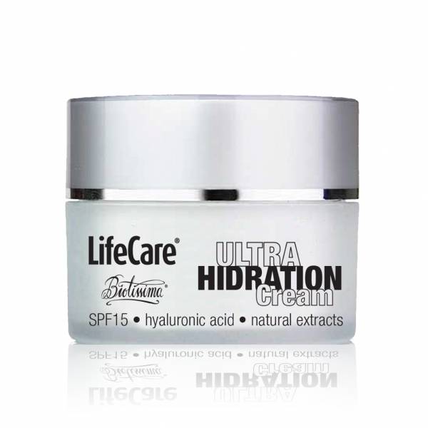 Life Care Biotissima® Ultra Hidratáló Krém SPF 15-vel És Hialuronsavval 50ml 0